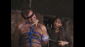 Lusty Asian Dom Simka Uses Electricity And Whips On Sub White Guy