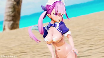 【mmd】marine Dreamin (minato Aqua)