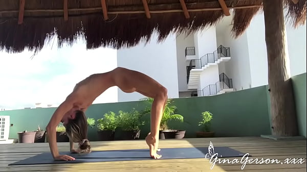 Skinny Girl Working Out