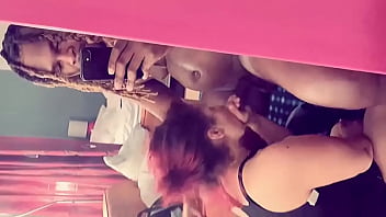 Step Sister Licks My Cum Off Her Sweet Pink Lips!