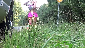 (free Version) _hitchhiking Rave Slut_ (part 1) - Nikki Dicks Finds Herself Lost On The Way To Rave. As Luck Has It, A Nice Stranger Lends His Hands To Assist..