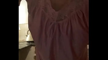 Me In My Lilac Nightdress And Silky Stockings Wanting To Be Sucked Off With My Lingerie On