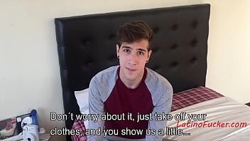 Latino Twink Earns Pocket Money By Making Personalised Porn