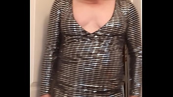 Sexy Sissy Crossdresser - stockings, tranny, shemale, blond, transexual, crossdresser, sissy, mini-dress - Video 2363488