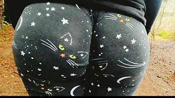 Has A Wedgie In Her Giant Ass On Public Nature Trail