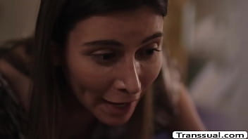 Teen Babe Fucked By Her Shemale Stepmom