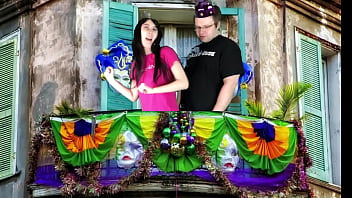 Sexy Mardi Gras Time Starring Alexandria Wu