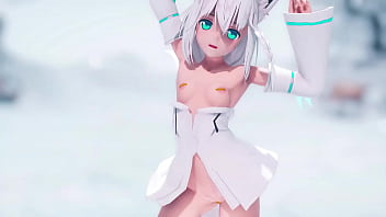 [MMD] S h i r a k a m i Fubuki [Marine Bloomin_]