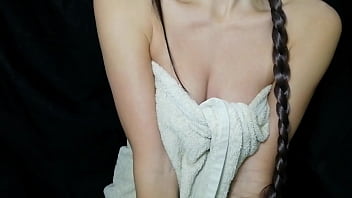 Teen Girl Decided To Do An Oil Massage After Shower And Get Tits Play Orgasm