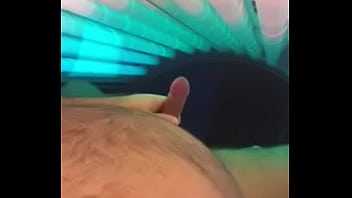 Jacking In Tanning Bed