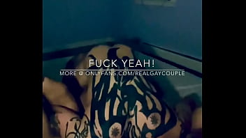Real Gay Couple Pounding Verbal