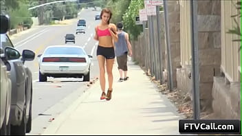 Young Cutie Brunette Amateur Anyah Goes For A Run And Gets Naughty And Rub Her Juicy Pussy In Public