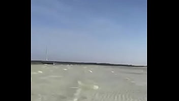 On The Beach Showing Off Naked