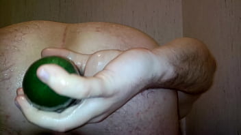 Gay With Vegetable In Ass