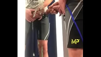 Dare: In A Fitting Room Trying On Bathers, Cumshot On Mirror And Licking Cum.