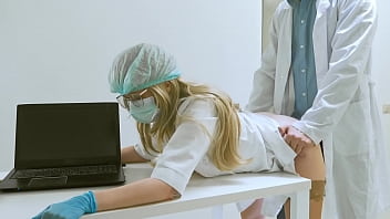 The Nurse Wanted To Fuck So Much That She Gave Herself Up To The Doctor In His Office