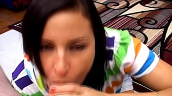 Y. Brunette Sucking Cock