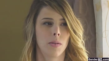 Small Tits Shemale Casey Kisses Sucked