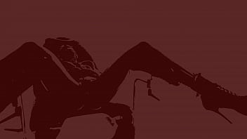 Latex Catsuit, Rubber Gimp, Leather Sex - Medical Chair.red.11deadface