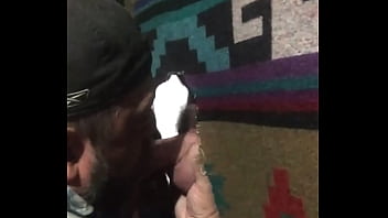 Married Man Edges His Uncut Cock At Gloryhole