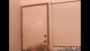Lever Sucking Action By Passionate Chick