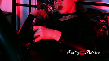 Trailer Second Skin: Ts Jerks Off And Cums Wearing A Leather Catsuit And High Heels - Cinematic 80s Music - Emily Adaire -