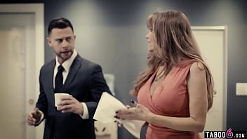 Granny Secretary Darla Crane Fucks Her New Young Boss In His Office