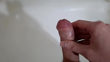 Beautiful Cock Cumming In The Bathtub