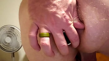 Solo Gay Butt Plug Play Close Up