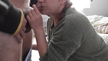 He Sucks Me Off And Drinks The Cum In A Glass