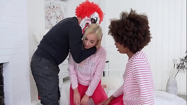 I Fucked Her Finally - Bisexual Chicks Ride An Evil Clown