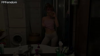 Lifestyle Femdom Part 3 Kira In Sporty Leggings - Foot Gagging, Armpits Licking, Facesitting And Much More (preview)