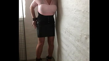 Dizzy In Bondage In The Cave! - Tranny-shemale-whore-bondage-gagged-mistress-femdom-transexual-crossdresser-tgirl-travesti