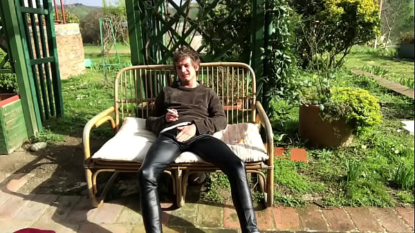 Smoking In Leather Pants