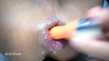 Pleasing Me In The Ass With Ohmibod Naughtibod Vibe Ipod Orange