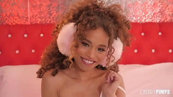 Cherry Of The Year Cecilia Lion Is A Cute Petite Black Teen With Natural Tits Who Strips And Masturbates For You