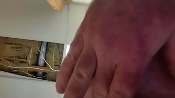 Bouncing On Huge Dildo Anal