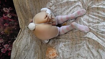 [eronekokun] - Bunnyboy 14 In Peach Silky Drawers Getting Fun With Toys In The Bed