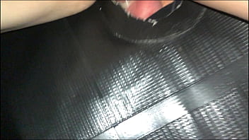 Esposa Sozinha Na Cabine Glory Hole Convida Comedor Para Entrar (completo Red)