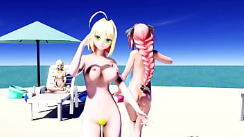 Mmd Saber And Astolfo Fgo Gimme X Gimme (submitted By Deltarion)