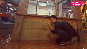 [hansel Thio Channel] Public Area - I Walk Around At Mall And Buy An Cream Then Show The Sweet Lick Part 2
