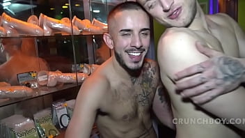 Romantik Fucked Barebck By Kalil For Crunchboy In Boyberry Cruising Madrid - gay, arab, bareback, cremapie - Video 2257020