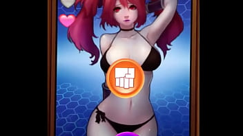 Japanese School Girl Play Game With Android.