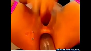 Latin Camwhore Both Holes Dildo