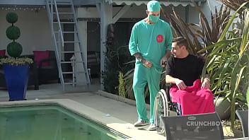 Sexy Hanydcapped Twink Used Bareback By Kevin David For Crunchboy !! I Was His Dream To Make A Porn Clip ! - outdoor, gay, bareback - Video 2211869