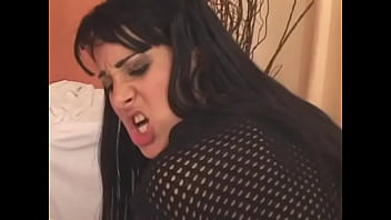 Dark ________haired, big tits hottie banged by a blonde