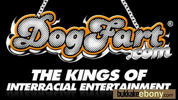 Ebony Cutie Sucks Several Dicks For A Facial Bukkake 8