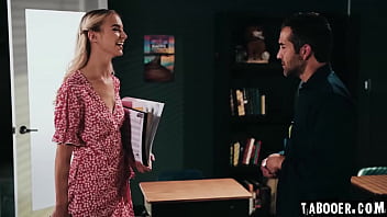 Lana Sharapova Is A Part Of The Prom Committee And Needs To Stay Behind. Little Did She Knows That Someone Is Happily Stalking Her At