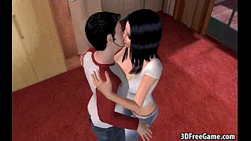 Tasty 3d Cartoon Brunette Sucks Cock And Gets Fucked