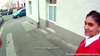 Fucking Glasses - Bored Cutie Amala Fucked For Cash